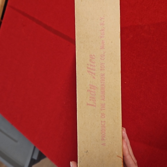 LADY ALICE The Admiration Toy Co. 50s 'Cinderella' NIB Vintage movable head eyes - Picture 12 of 13